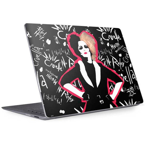 Disney Cruella (2021) Animated Pattern Surface Laptop 2 Skin