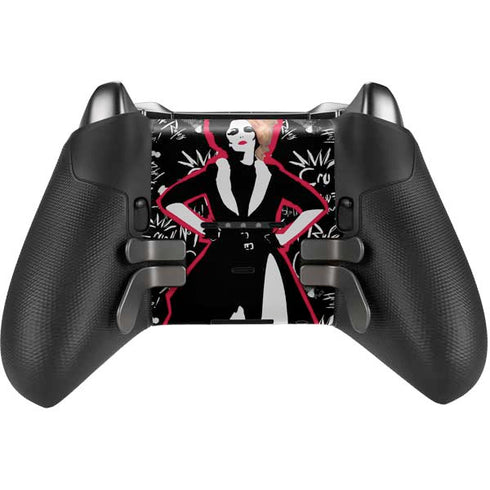 Disney Cruella (2021) Animated Pattern Xbox Elite Wireless Controller Series 2 Skin