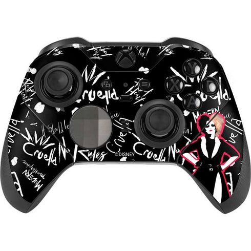 Disney Cruella (2021) Animated Pattern Xbox Elite Wireless Controller Series 2 Skin
