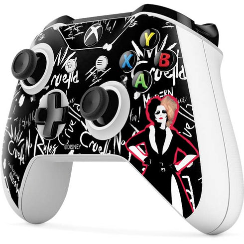Disney Cruella (2021) Animated Pattern Xbox One S Controller Skin