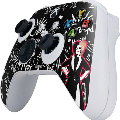 Disney Cruella (2021) Animated Pattern Xbox Series S Controller Skin
