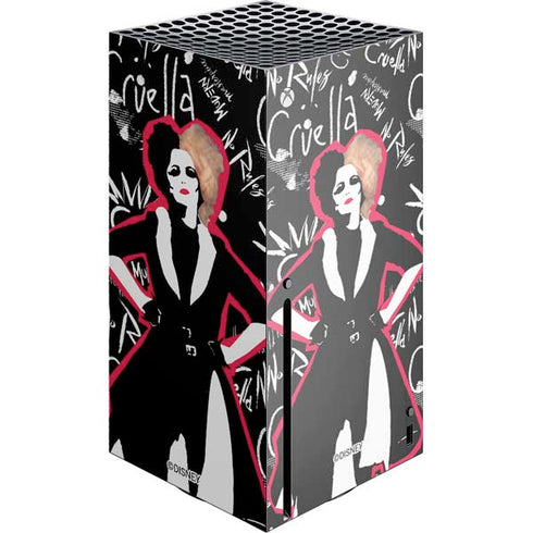 Disney Cruella (2021) Animated Pattern Xbox Series X Console Skin