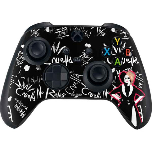 Disney Cruella (2021) Animated Pattern Xbox Series X Controller Skin