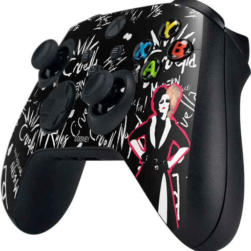 Disney Cruella (2021) Animated Pattern Xbox Series X Controller Skin