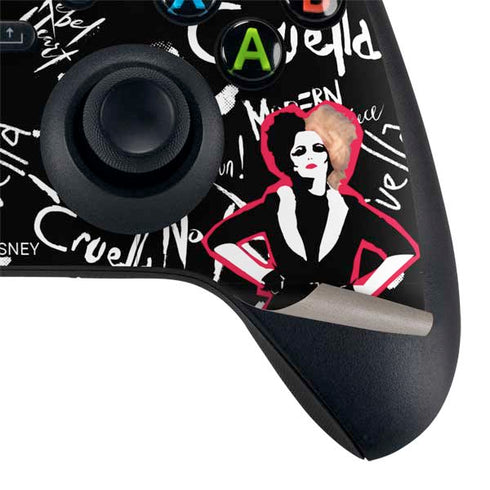 Disney Cruella (2021) Animated Pattern Xbox Series X Controller Skin