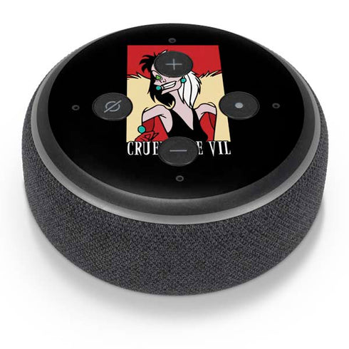 Disney Villains Cruella de Vil Amazon Echo Dot Skin