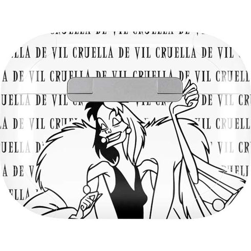 Disney Villains Cruella de Vil Black and White Apple AirPods Pro Skin