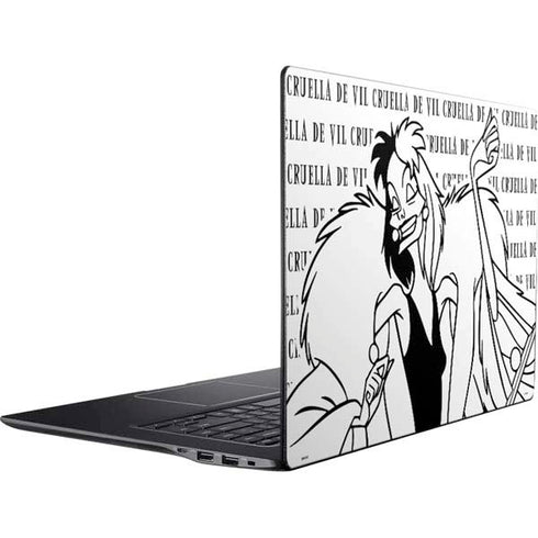 Disney Villains Cruella de Vil Black and White Ativ Book 9 (15.6in 2014) Skin