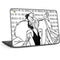 Disney Villains Cruella de Vil Black and White HP Chromebook Skin