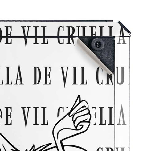 Disney Villains Cruella de Vil Black and White Cooler Master MasterBox Q300L Mini Tower Skin