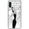 Disney Villains Cruella de Vil Black and White Galaxy A10e Clear Case