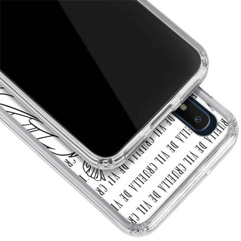 Disney Villains Cruella de Vil Black and White Galaxy A10e Clear Case