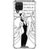 Disney Villains Cruella de Vil Black and White Galaxy A12 Clear Case