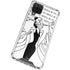 Disney Villains Cruella de Vil Black and White Galaxy A12 Clear Case