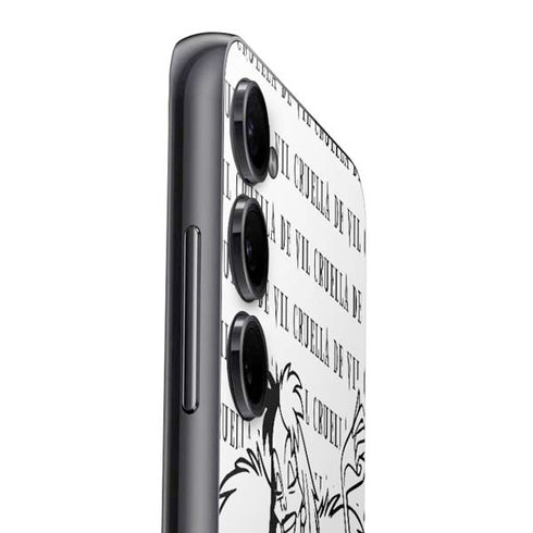 Disney Villains Cruella de Vil Black and White Galaxy A14 5G Skin