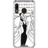 Disney Villains Cruella de Vil Black and White Galaxy A30 Clear Case