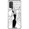 Disney Villains Cruella de Vil Black and White Galaxy A32 5G Clear Case