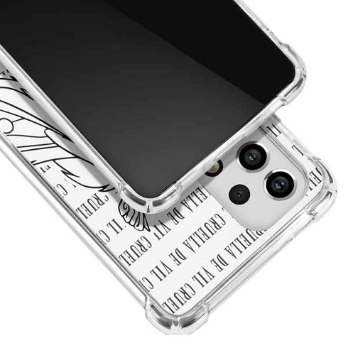 Disney Villains Cruella de Vil Black and White Galaxy A53 5G Clear Case
