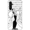 Disney Villains Cruella de Vil Black and White Galaxy A54 5G Clear Case
