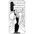 Disney Villains Cruella de Vil Black and White Galaxy A54 5G Clear Case