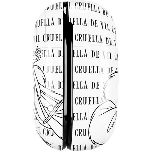 Disney Villains Cruella de Vil Black and White Galaxy Buds Pro Skin