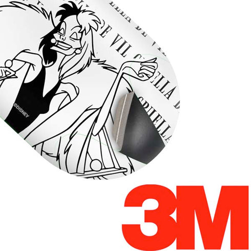 Disney Villains Cruella de Vil Black and White Galaxy Buds Skin