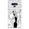 Disney Villains Cruella de Vil Black and White Galaxy Note 9 Skin