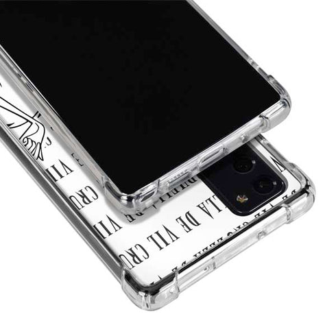 Disney Villains Cruella de Vil Black and White Galaxy Note20 5G Clear Case
