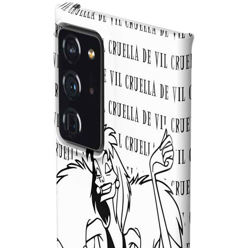 Disney Villains Cruella de Vil Black and White Galaxy Note20 Ultra 5G Lite Case
