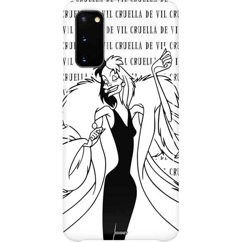 Disney Villains Cruella de Vil Black and White Galaxy S20 Lite Case