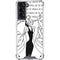 Disney Villains Cruella de Vil Black and White Galaxy S21 5G Clear Case