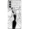 Disney Villains Cruella de Vil Black and White Galaxy S21 Plus 5G Skin