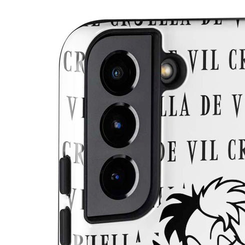 Disney Villains Cruella de Vil Black and White Galaxy S22 Pro Case