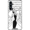 Disney Villains Cruella de Vil Black and White Galaxy S23 FE Clear Case