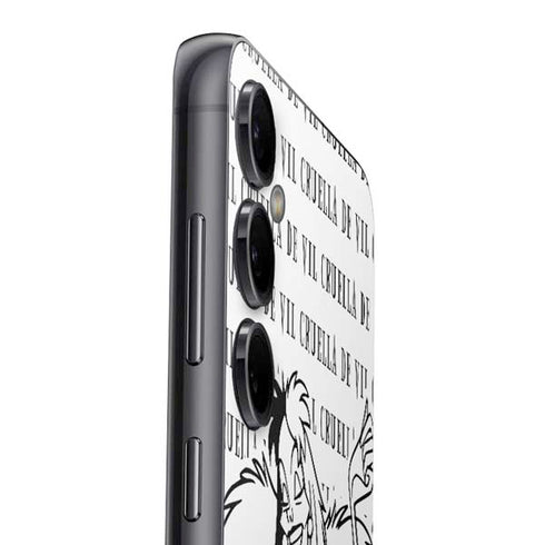 Disney Villains Cruella de Vil Black and White Galaxy S23 FE Skin