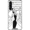 Disney Villains Cruella de Vil Black and White Galaxy S23 Plus Clear Case
