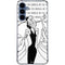 Disney Villains Cruella de Vil Black and White Galaxy S24 Clear Case
