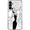 Disney Villains Cruella de Vil Black and White Galaxy S24 Plus Clear Case