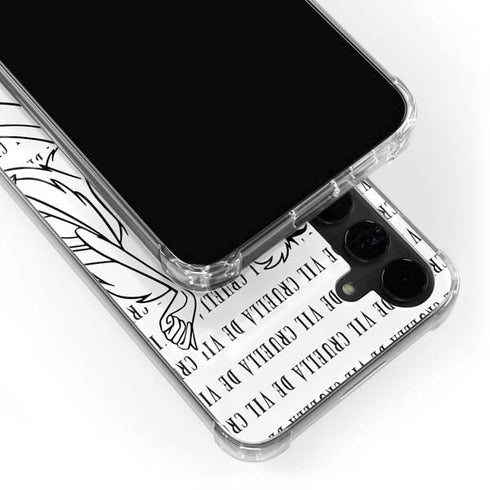 Disney Villains Cruella de Vil Black and White Galaxy S24 Plus Clear Case