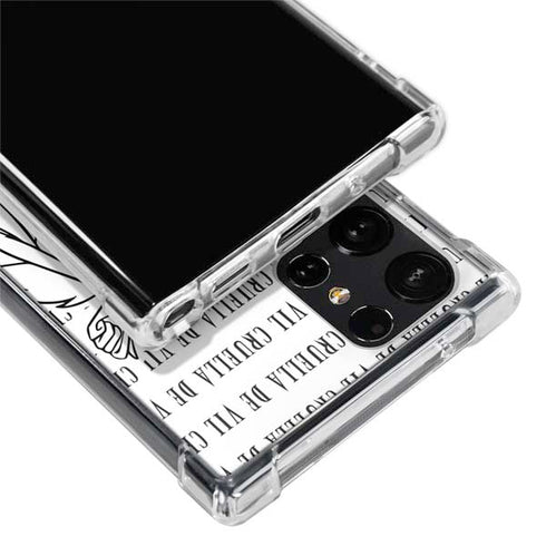 Disney Villains Cruella de Vil Black and White Galaxy S24 Ultra Clear Case