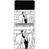 Disney Villains Cruella de Vil Black and White Galaxy Z Flip4 5G Skin