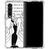 Disney Villains Cruella de Vil Black and White Galaxy Z Fold4 5G Clear Case