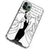 Disney Villains Cruella de Vil Black and White iPhone 11 Pro Max Clear Case