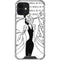 Disney Villains Cruella de Vil Black and White iPhone 12 Clear Case