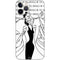 Disney Villains Cruella de Vil Black and White iPhone 12 Pro Skin