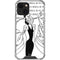 Disney Villains Cruella de Vil Black and White iPhone 13 Mini Clear Case