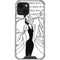 Disney Villains Cruella de Vil Black and White iPhone 14 Plus Clear Case