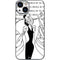 Disney Villains Cruella de Vil Black and White iPhone 14 Plus Skin