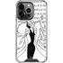 Disney Villains Cruella de Vil Black and White iPhone 15 Pro Clear Case