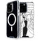 Disney Villains Cruella de Vil Black and White iPhone 15 Pro MagSafe Case